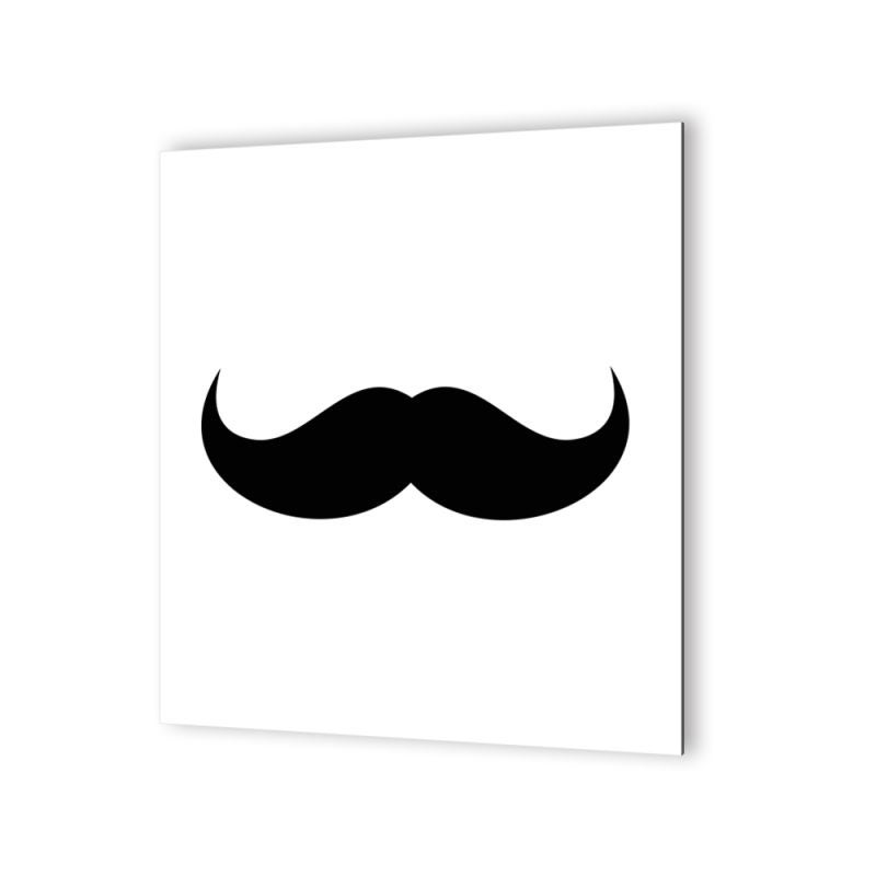 Pictogramme Wc Toilettes Vestiaire Homme Format Cm X Cm Mod Le Moustache Leroy Merlin