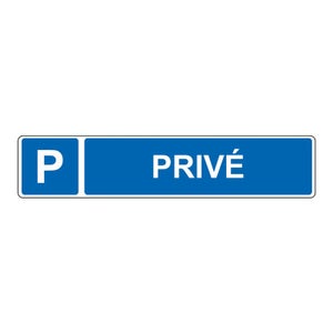 Panneau Parking Privé alu 3 mm