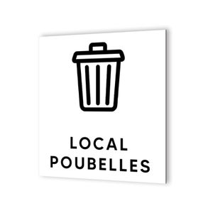 Pictogramme Local poubelles (Q1024) Matière Adhesif