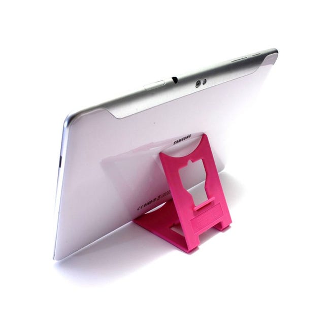 Support de bureau pliable pour tablette max 10 - Couleur rose - Support  tablette modèle LARGE