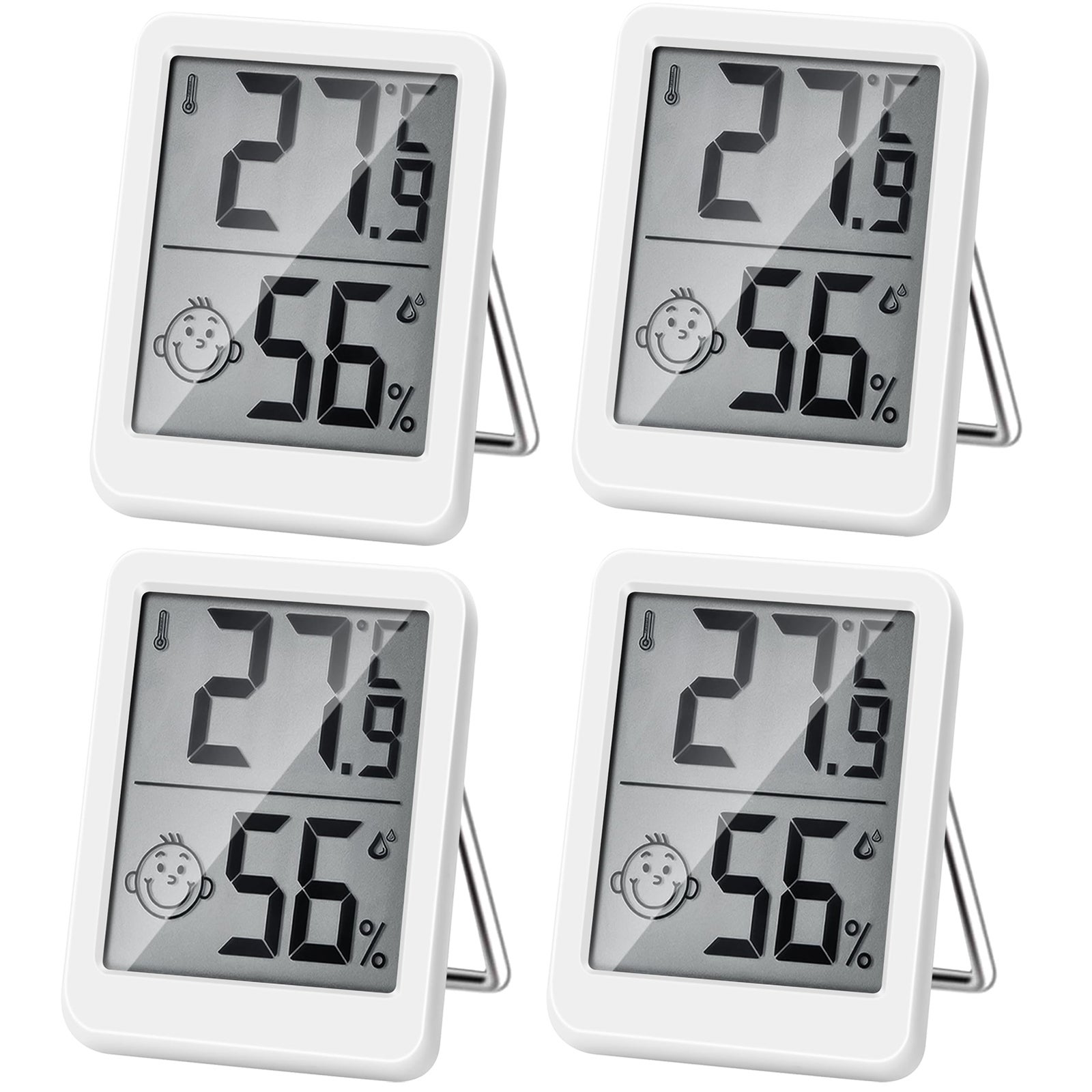 Mini Thermomètre Hygromètre Intérieur Digital à Haute Précision, Moniteur  de Température et Humidimètre, Thermo Hygromètre Indicateur