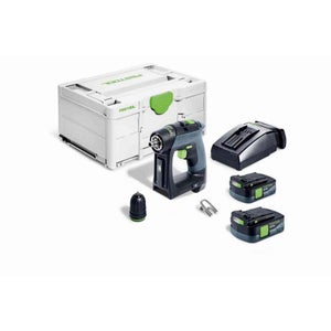 Perceuse-visseuse (2x4,0 ah) C 18 HPC 4,0 I-Set - FESTOOL 576992