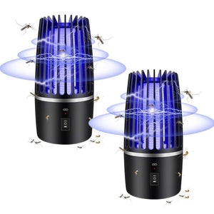 LOUV Lampe UV anti-insectes 360° piège à moustiques avec port USB -  Insecticide et répulsif - Equipement camping - Jardin et Plein air