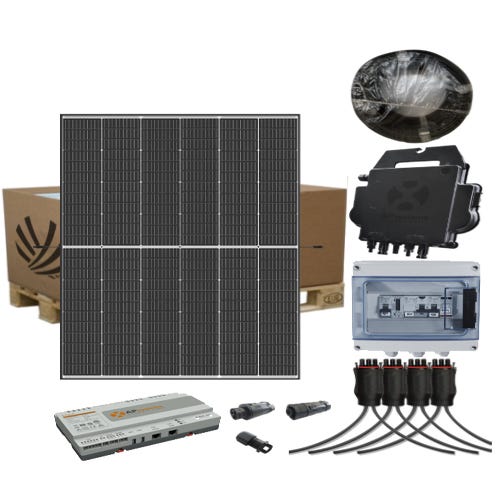 Kit Solaire Autoconsommation 3.0 kW 8 Panneaux Sunpower P6 Micro-Onduleur  APSystems DS3-L