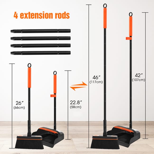 Set Scopa E Paletta KOTARBAU Con Manico Lungo - Per Pulizie Senza Sforzo - Foto 6