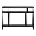 Gravee - Tavolo Consolle Con Ripiani, 85x30x81 Cm, Oro, Struttura In Metallo, Mobile D'Ingresso E Corridoio