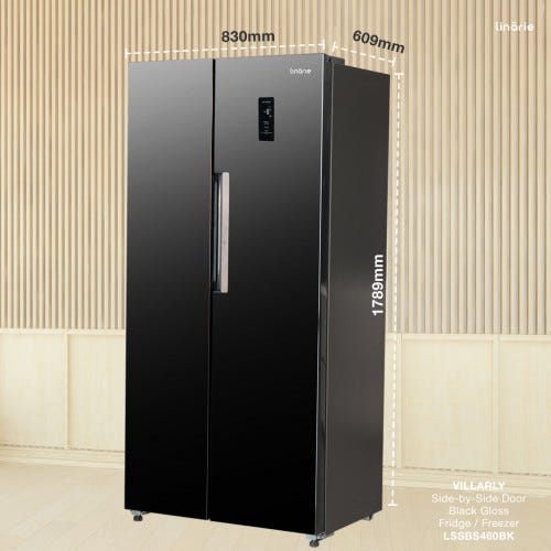 Réfrigérateur congélateur bas BEKO CRCSA366K40DXBN - 343 L (223+120) -  métal brossé