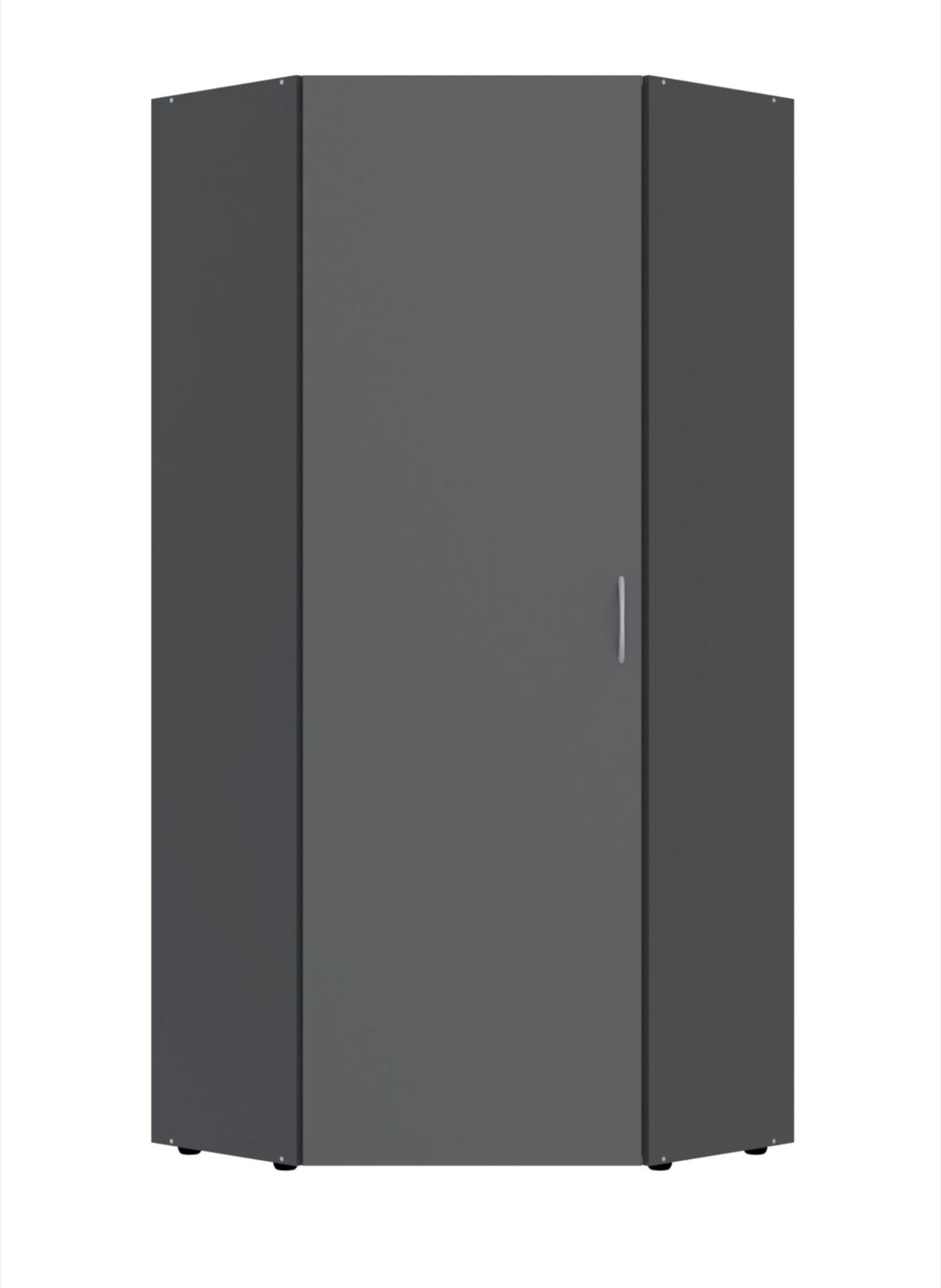 Meuble D’angle étroit - Armoire De Rangement 165 Cm - Style Farmhouse Pour Salon, Salle à Manger, Bureau - 6