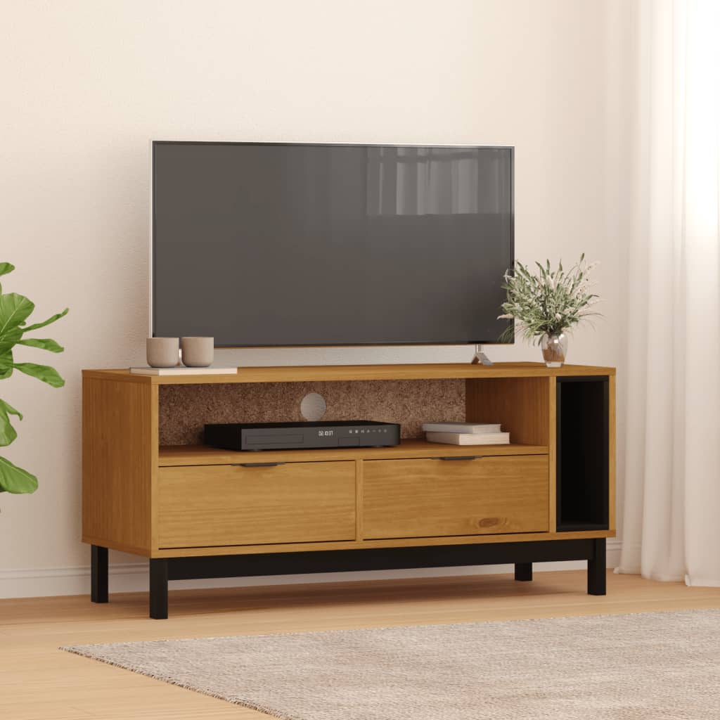 Mueble TV Asinara, Aparador bajo para salón, Aparador TV para salón,  155x43h47 cm, Roble Nodi