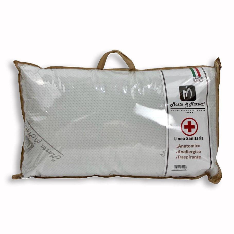 Set 4 Cuscini Anallergici 50x80 Cm - Igienici, Antiacaro, Imbottitura Morbida, Made In Italy - Foto 4