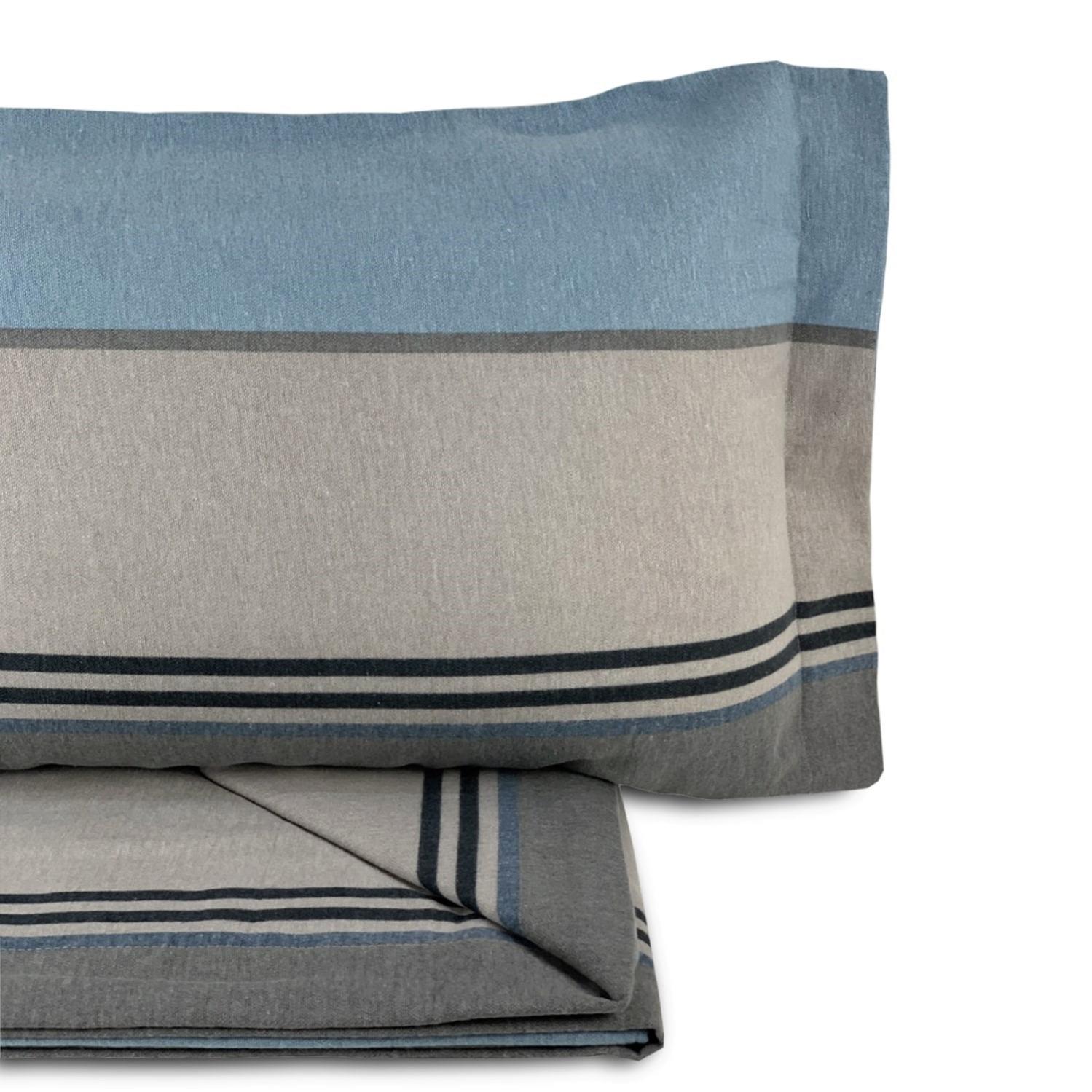 Completo Lenzuola Per Letto Da Una Piazza E Mezza MAXI Cm 140x200 Gabel - 12