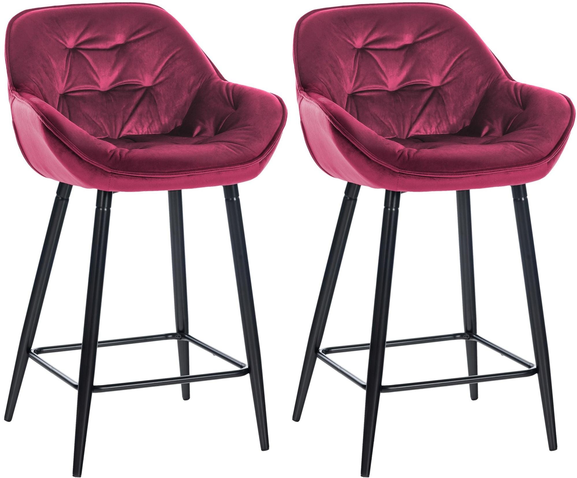 Pouf rotondo con contenitore, set di 2 sgabelli imbottiti in Pouf rotondo con contenitore, set di 2 sgabelli imbottiti in