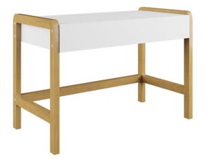 Bureau Scandinave Bois, Tiroirs Blancs Bjorn à Prix Carrefour