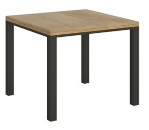 Tuzi - Table à manger en bois et métal 180x90 cm - Drawer