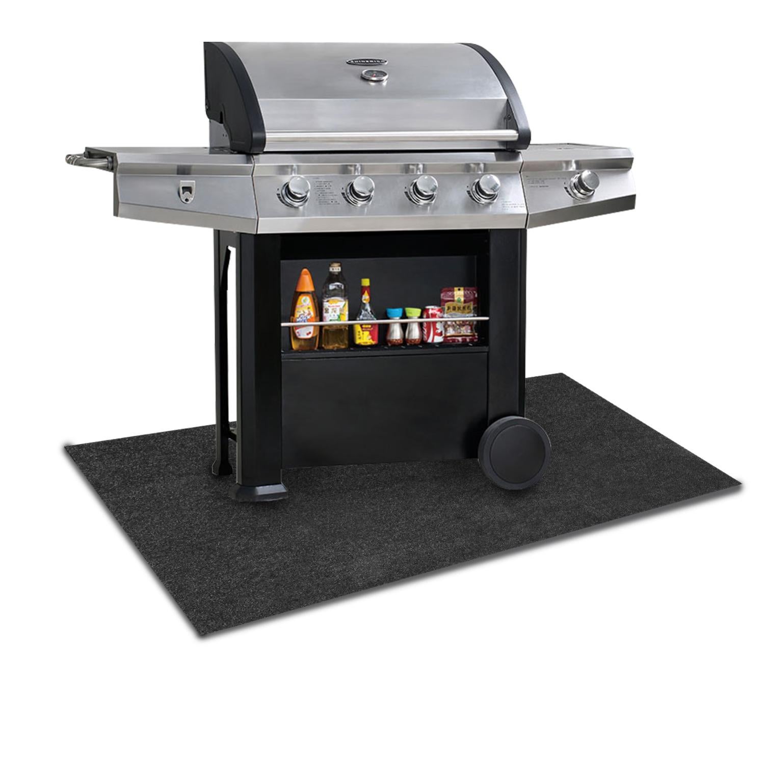 Tapis Ignifuge 120x100cm - Protection Thermique Barbecue Et Soudure Incombustible