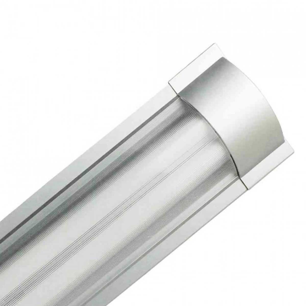 Luminaria fluorescente 7hSevenOn 2x18W tubos T8 G13 2600lm 4000k