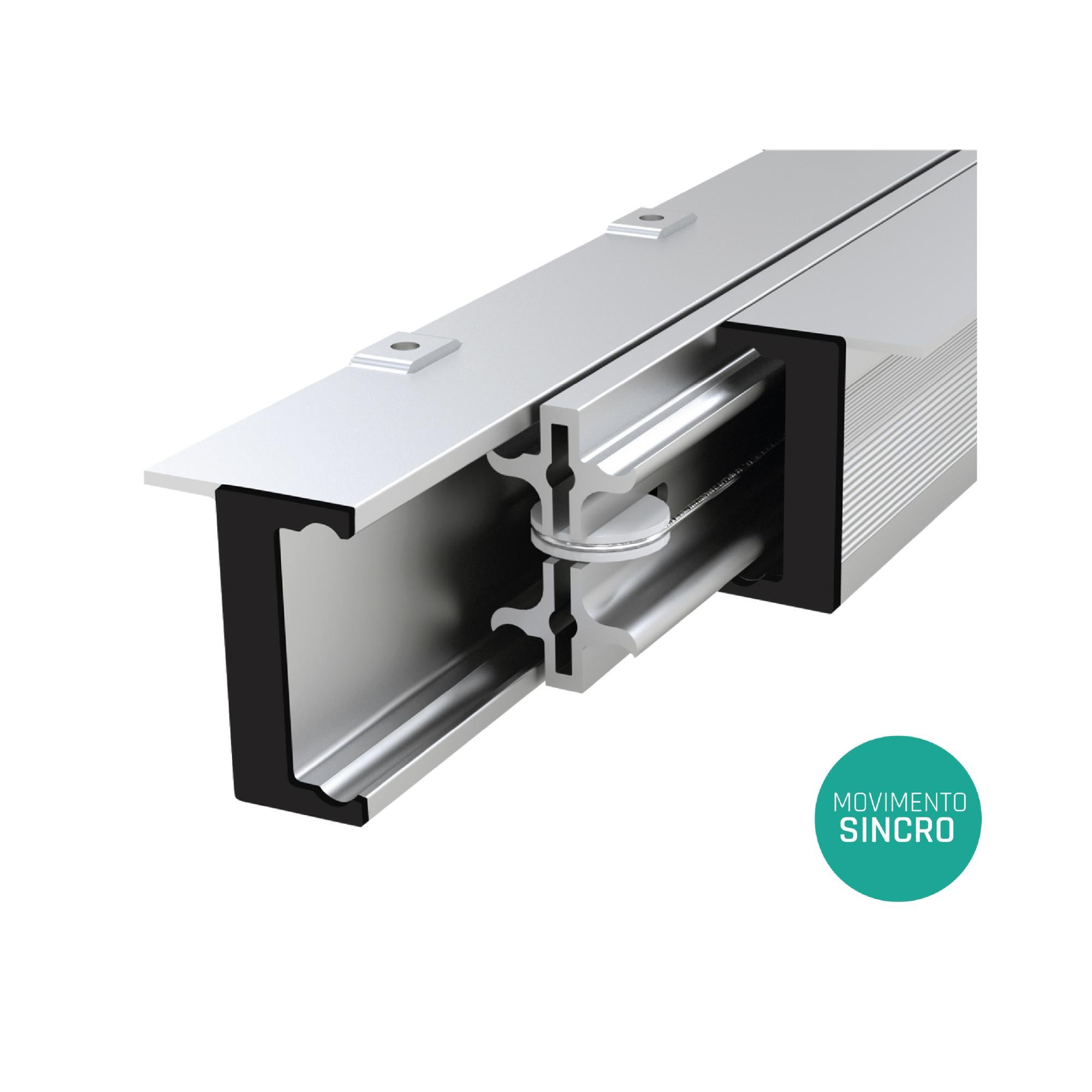 Jdel Guide Scorrevoli Con Cuscinetto A Sfere Per Cassetti, 35,6 Cm, Acciaio Nichelato Extracc - Foto 4