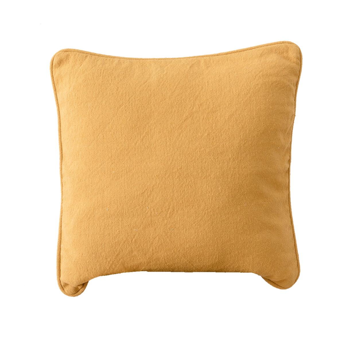 Coussin Rond Moutarde