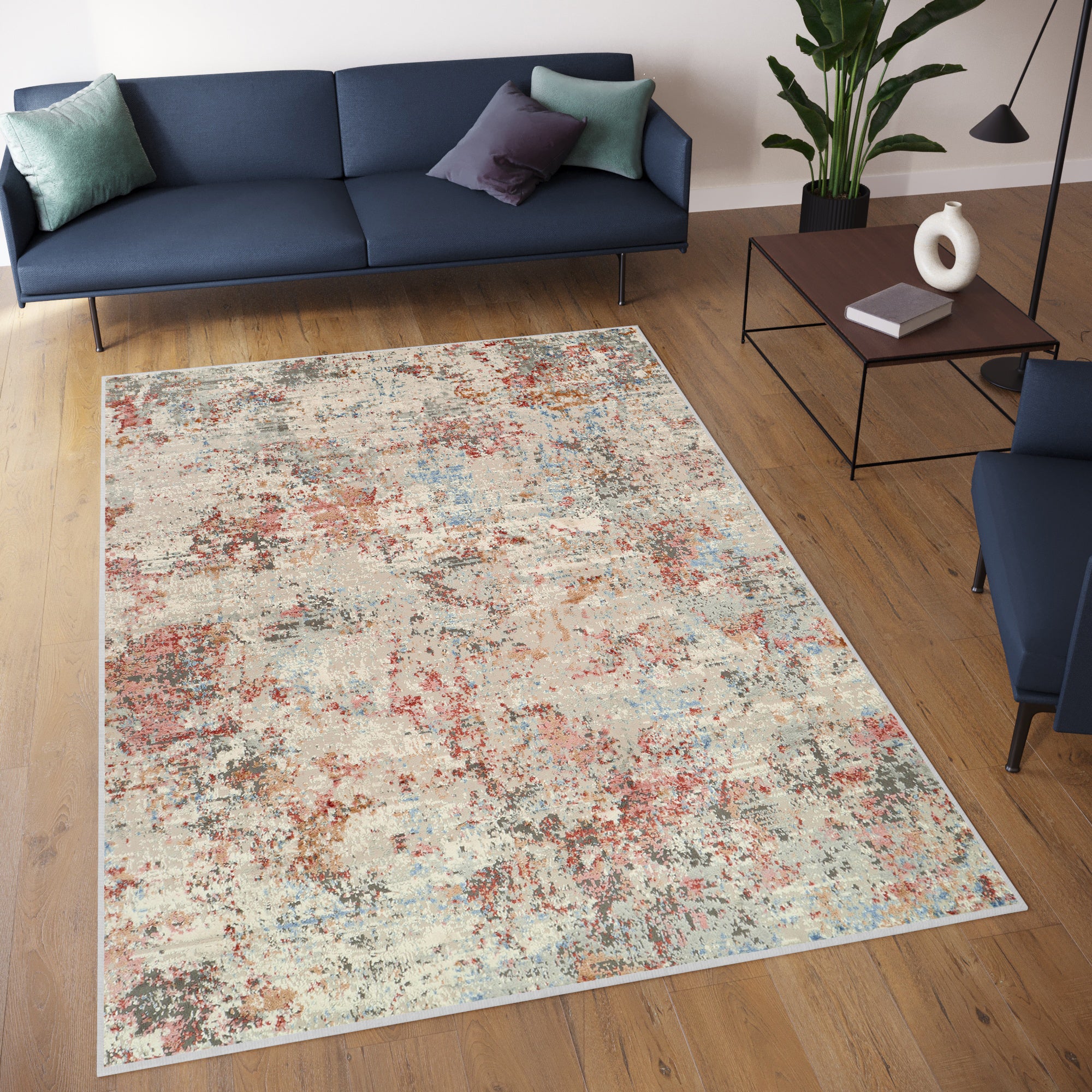 Tapis Vintage Oriental Multicolore/Orange 160x220 Lou