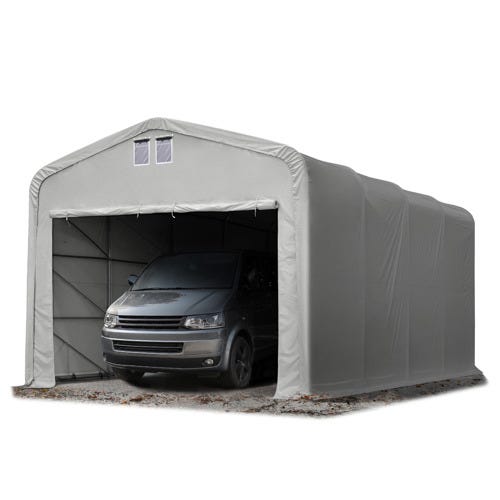 Tente garage voiture 5 x 8 m, gris (99402)