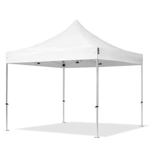 TOOLPORT Gazebo Pieghevole 3x3 M Professional 40 Mm - Struttura In Alluminio, Telo PES 800 Impermeabile, Grigio Scuro, Regolabile In Altezza - 5