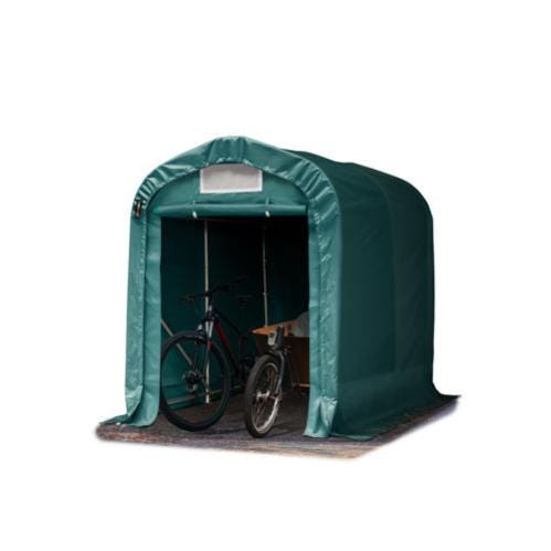 TOOLPORT 4x6 M Tenda Capannone, PVC 800, Telaio Perimetrale, Verde - Foto 3