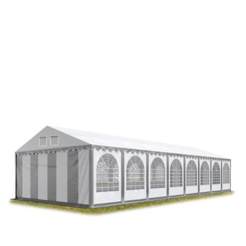 Tendone Per Feste 5x10m In PVC 600N - Impermeabile, Montaggio Facile Con Sistema A Scatto, Ideale Per Giardino