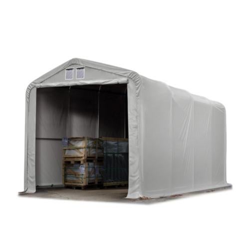 4x8m tendostruttura altezza 3,35m, PVC 850, grigio, con statica ...