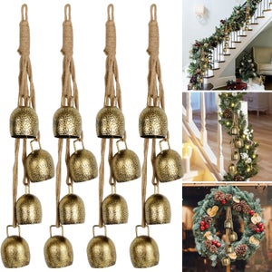 Shopkeepers Cloche pour porte  Carillon magnétique non électrique en  maison, carillon décoratif porte d'entrée avec cloche en laiton, cloche à  suspendre pour mur : : Bricolage