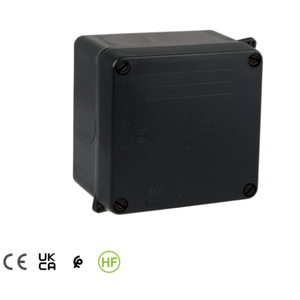 Boîtier de boîtier de boîte de jonction bricolage en plastique électronique  100 x 60 x 30 mm noir