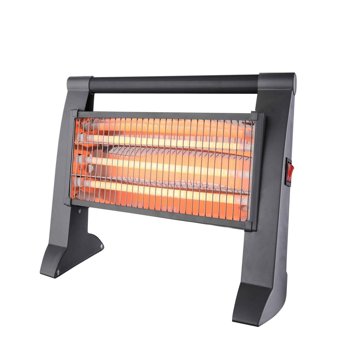 Brasero De Sécurité Bastilipo BET-950 - Ventilateur Dissipateur Chaleur, 950 W, Câble 3 M - Pour Chauffage D'appoint Sécurisé
