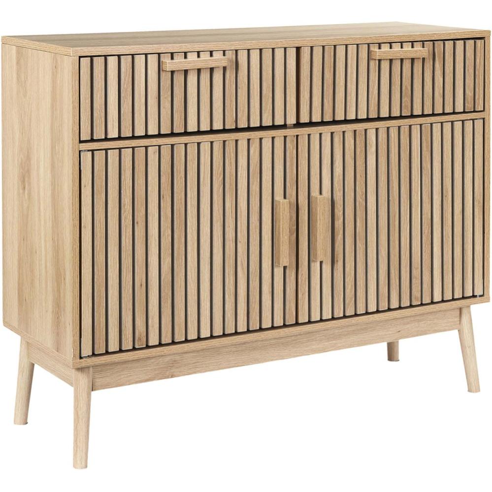 Buffet en bois 2 portes Klaus The Home Deco Factory Leroy Merlin