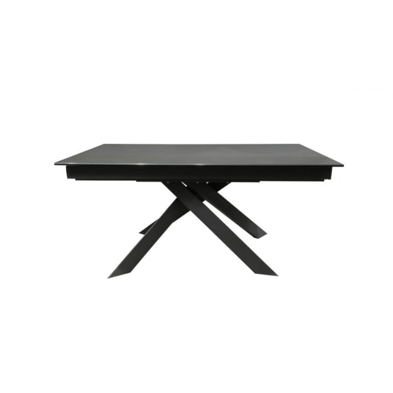 Table extensible 160 à 240 cm en céramique gris anthracite - SPIKE ...