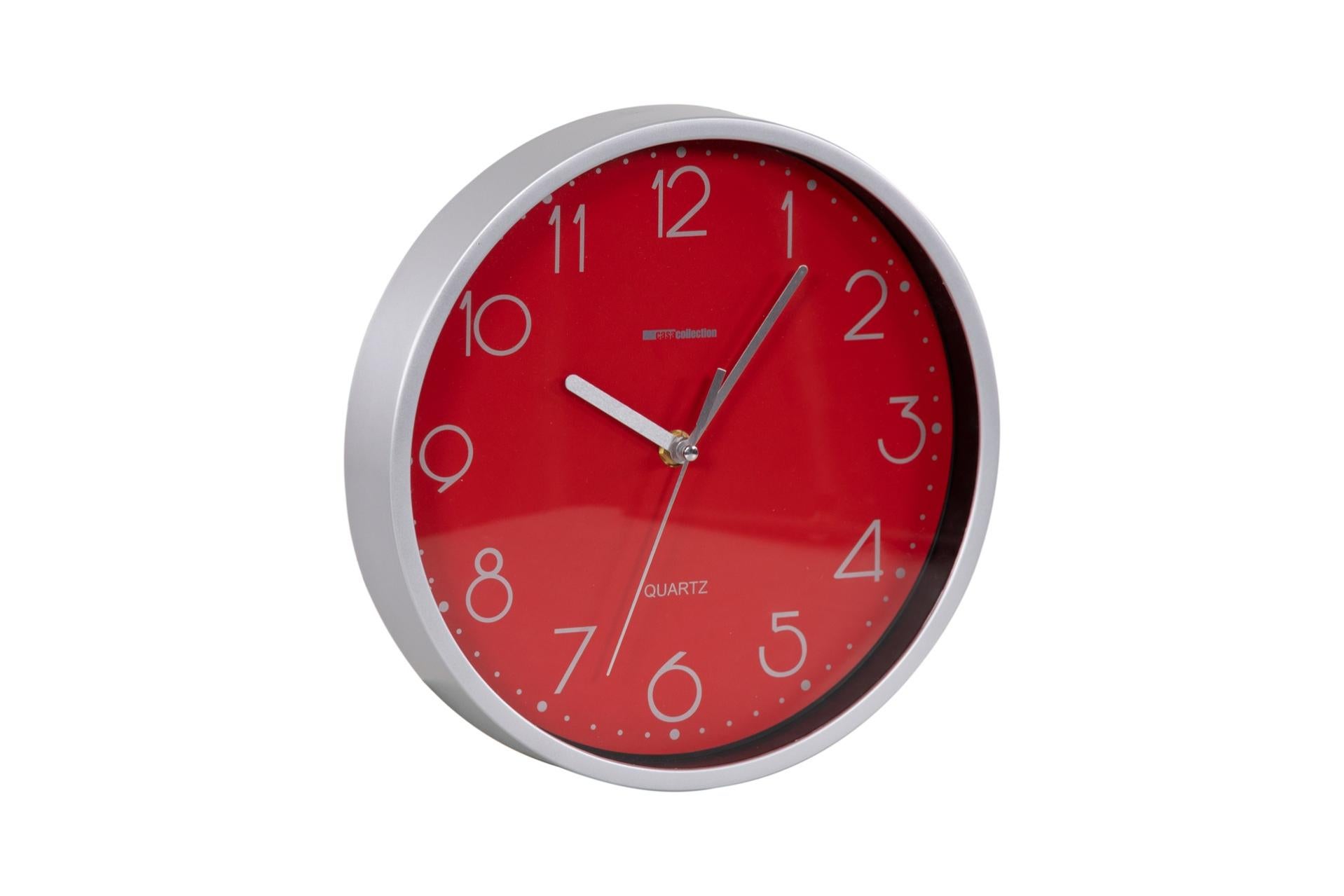 Miniatura Orologio A Muro Rosso Per Casa Delle Bambole – Scala 1:12 – Aztec G7189