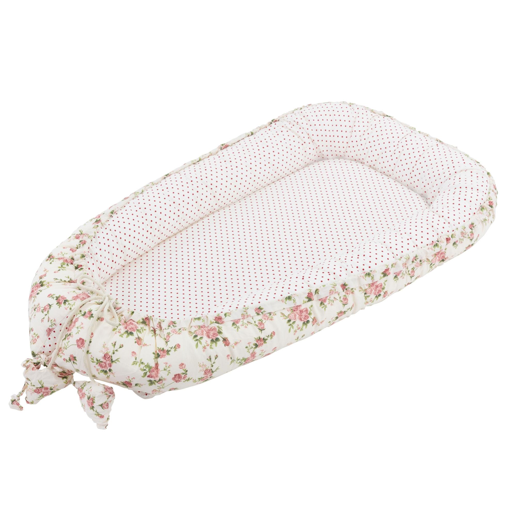 Palulli, set di 5 nidi premium con nido per neonati, 90 x 50 cm, fodera rimovibile, cuscino per il collo, cuscino piatto per bambini, 100% cotone OEKO TEX MINKY