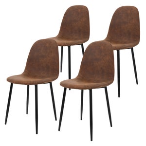 ML-Design Lot de 4 Chaises de Salle à Manger avec Dossier, Gris, Pieds en  Bois Hêtre, Assise en Lin, Chaise Rembourrée Rétro Scandinave, Chaise de  Cuisine Salon Ergonomique pour Table à Manger