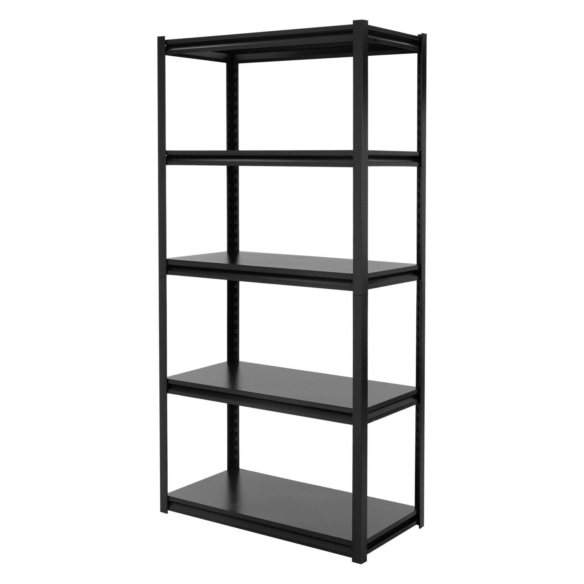 AREBOS Set Di 2 Scaffali Per Carichi Pesanti 180x90x30cm | Blu | 5 Ripiani | Scaffalatura Per Officina | Antracite | Leroy Merlin - 12