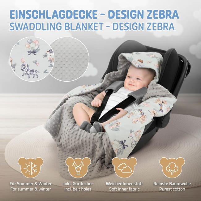 Couverture bébé discount poussette