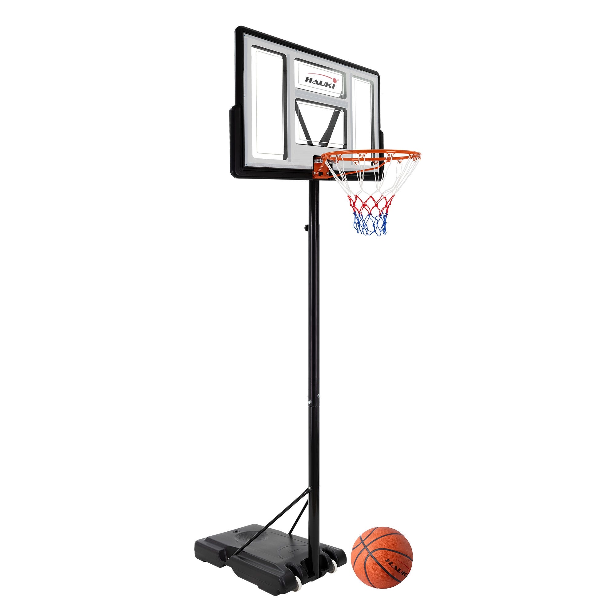 Canasta de baloncesto portátil blanco equipo basquet completo exterior  235-295cm