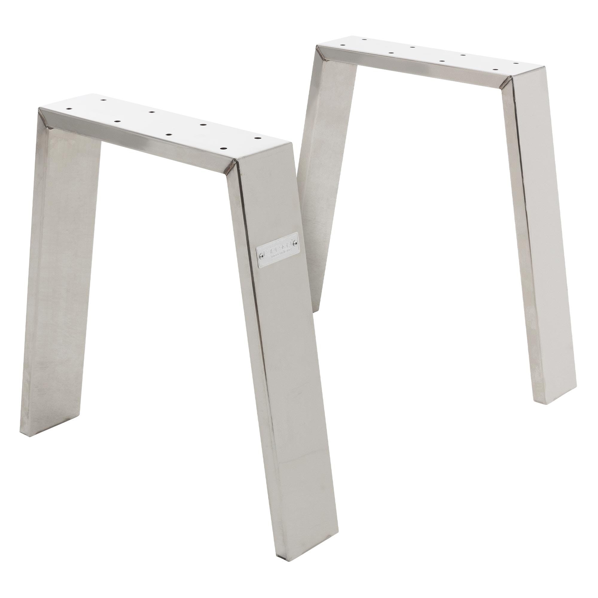 2x Bastidor Loft patas para mesa de centro marco vintage de acero 44 x 42  cm