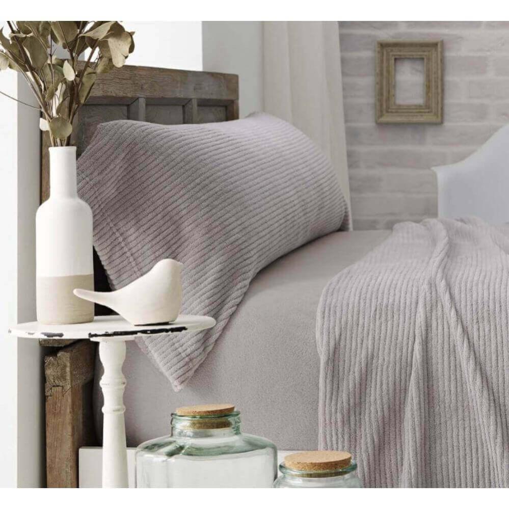 BURRITO BLANCO Set Di Lenzuola Bianche Per Ospitalità - Letto Singolo 80x190/200 Cm - 50% Cotone 50% Poliestere - Morbido E Facile Da Stirare