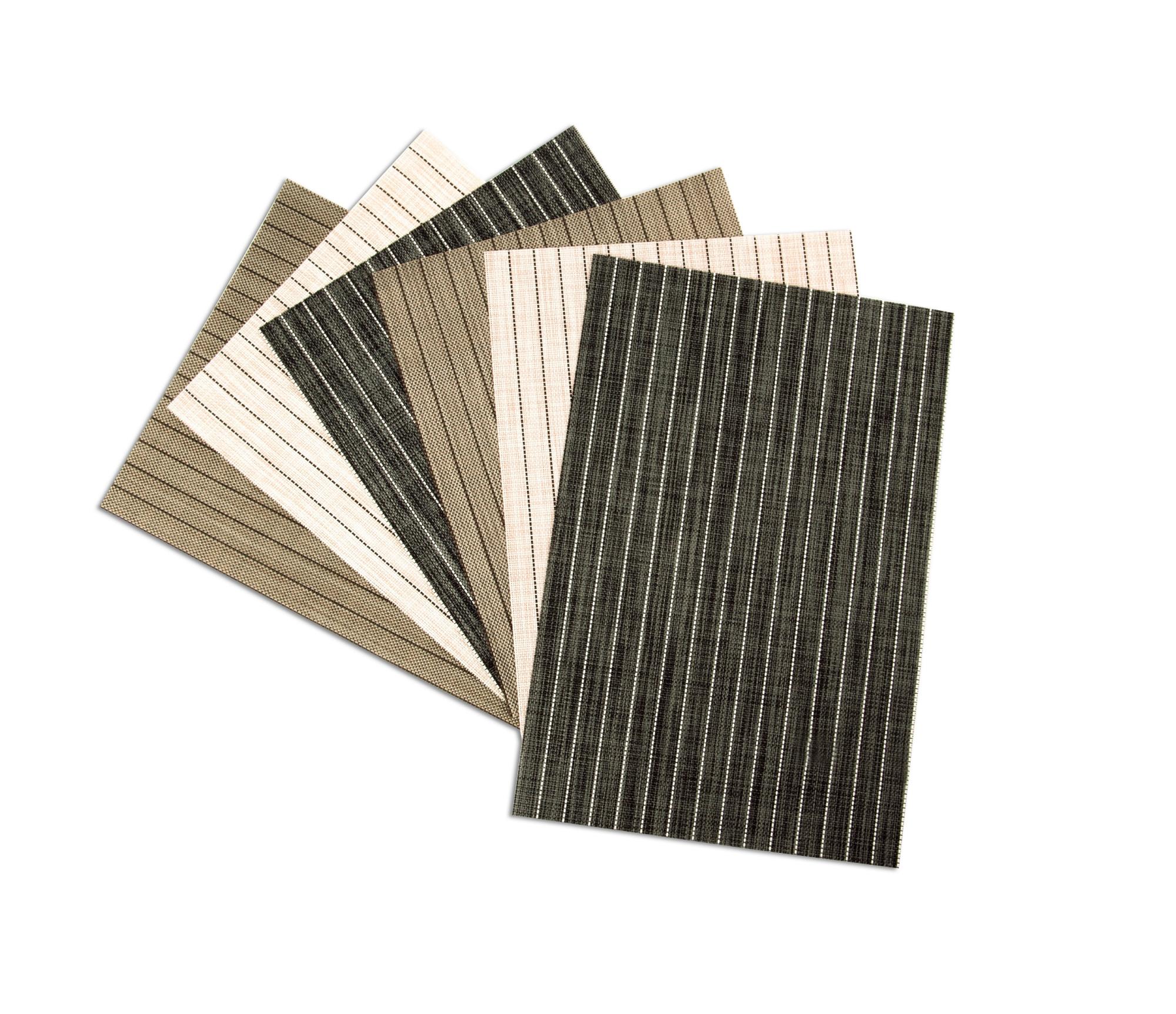 Tovagliette Lavabili 45x30 Cm Matches21 LaBlanc - Set Di 6 Tovagliette In PVC Lavabili Antiscivolo Ecologiche Tovagliette Plastificate