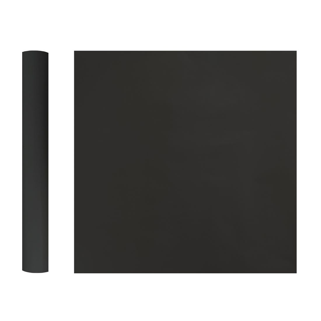 Acomoda Textil – Lámina Vinilo Autoadhesivo para Muebles 0,45x2 Metros.  Vinilo Decorativo Impermeable para Forrar Puerta o Mesa. (Negro, 2 UD)
