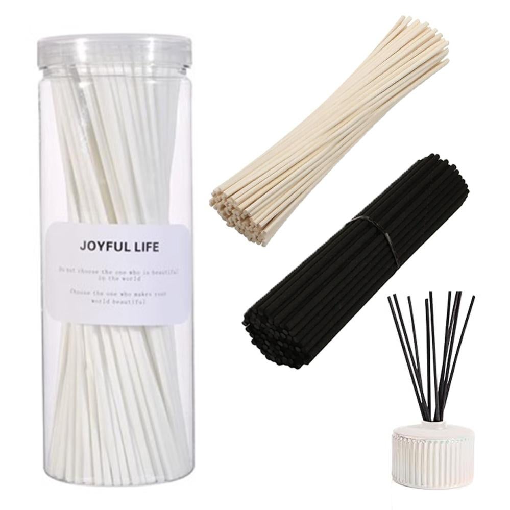 Bâtonnets Diffuseurs Huiles Essentielles HOSSIAN - Lot De 60 - Longueur 30cm - Rotin Naturel Indonésie