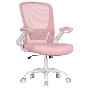 Chaise de bureau pega - velours - rose - hauteur réglable VENTE-UNIQUE Pas  Cher 