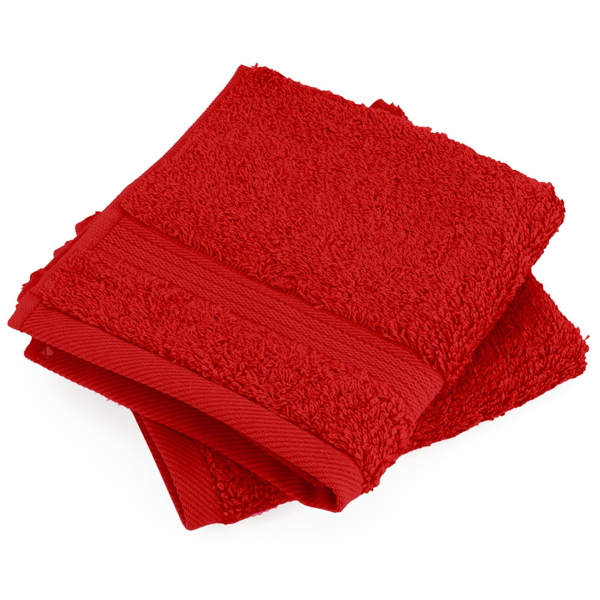 Serviette Invité Violette Avec Bandes Aïda - 100% Coton - Personnalisation Broderie
