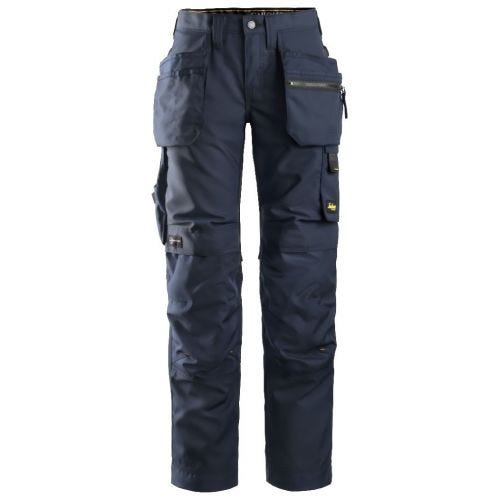 Pantalones largos trabajo para mujer AllroundWork 6701 Azul Marino/Negro  032 Snickers Workwear