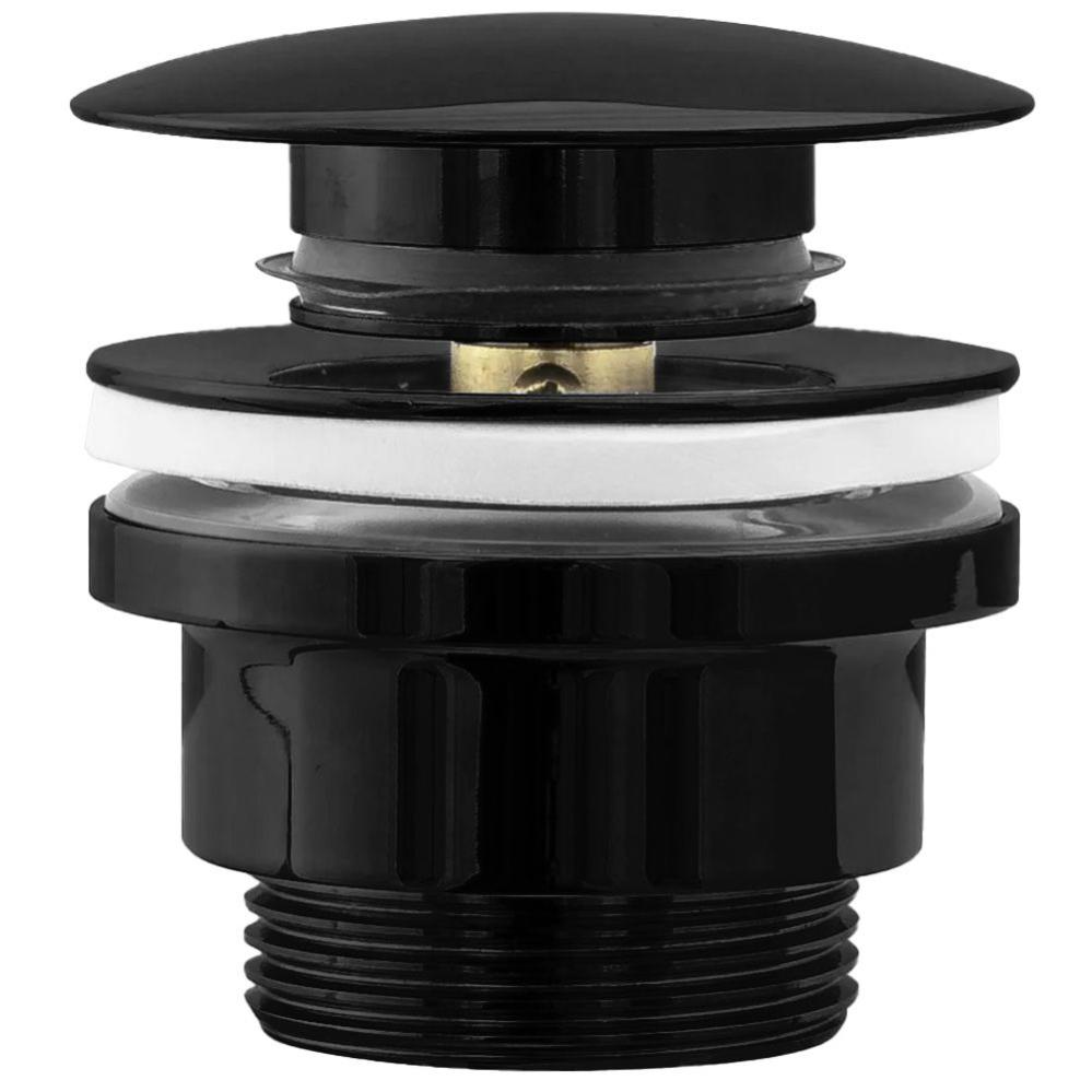 Tappo Scarico Lavabo Pop-up 66 Mm - Click Clack, Argento, In Ottone Cromato - Foto 6