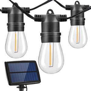 5M 20 LED Guirlande lumineuse exterieure solaire, Guirlande solaire  exterieur noel, Guirlande guinguette exterieur solaire lanterne - Cdiscount  Maison