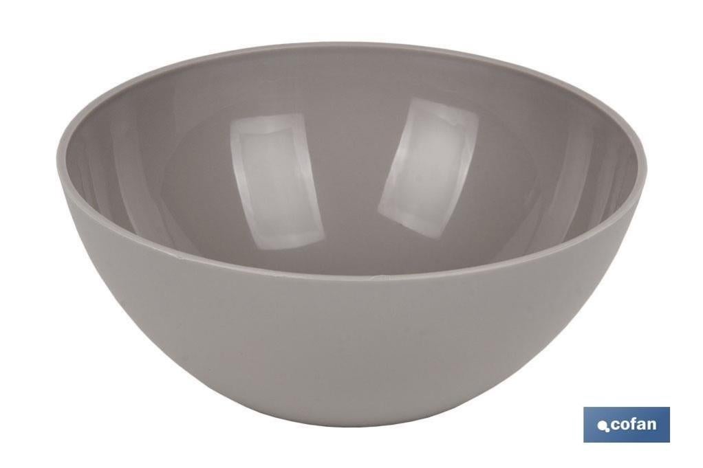 2Friends Ciotola modello Pastel, set di 6 ciotole per insalata con coperchio, in plastica senza BPA (PP), colore: grigio chiaro, rosa pastello, verde pastello, coperchio trasparente, 1 litro